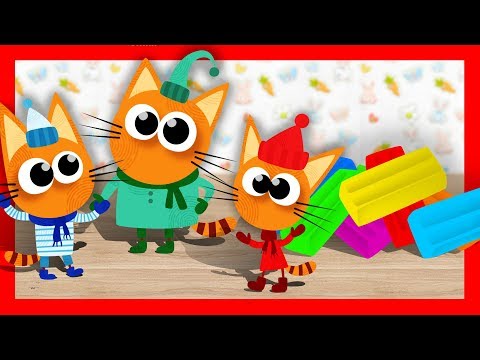 Thumbnail for Разноцветный ПЛАСТИЛИН. Лепим пластилиновых - ТРИ КОТА. Учим Цвета - Видео лепка