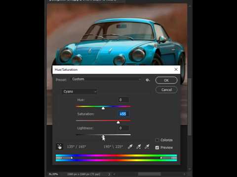 Thumbnail for How to change colour of any object in photoshop-huge saturation
