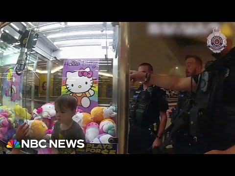 Watch: Australian boy is rescued after getting stuck inside a claw machine