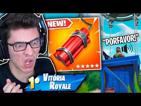 Thumbnail for FUI ENCONTRAR O NOVO ITEM DINAMITE E TIVE UMA SURPRESA! Fortnite: Battle Royale