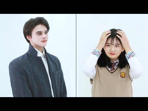 한국 여중생은 처음 보는 외국인 훈남과 친구가 될 수 있을까? (우크라이나, 외국인 남자친구, 훈남, 존잘남)│10대연구보고서 [ENG CC]