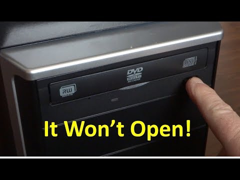 Thumbnail for CD or DVD Drive Drawer Won't Open - How to Fix