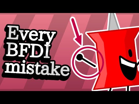 Thumbnail for Every BFDI Mistake (BFDI 1-25)