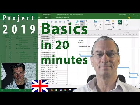 Thumbnail for # 1 MS Project 2019 ● Basics in 20 Minutes ● Easy
