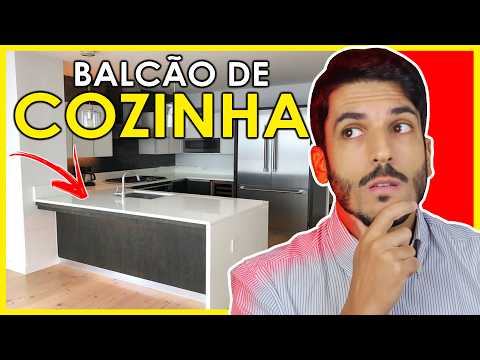 BALCÃO DE COZINHA - DICAS SIMPLES PARA COZINHA AMERICANA OU COZINHA PEQUENA