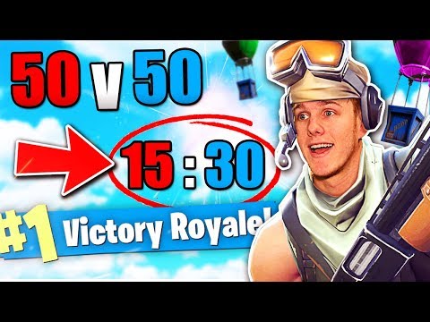 The Biggest Comeback in 50v50? (Fortnite Battle Royale)