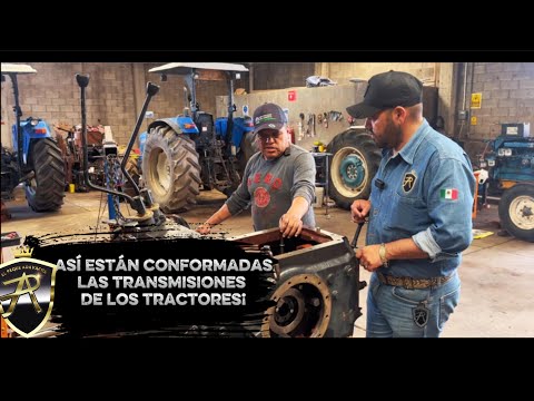 Primera vez que veo una transmisión de tractor desarmada.