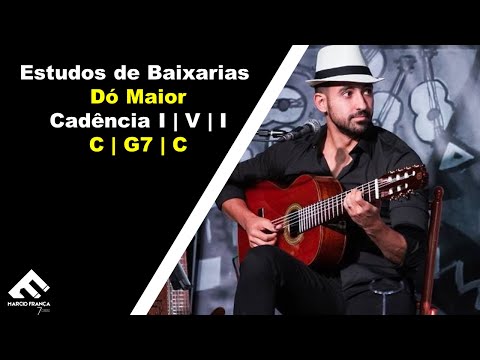 Estudos de baixarias em Dó Maior - C | G7 | C