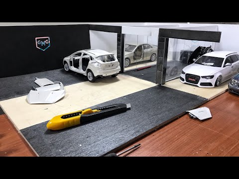 Model Araba Diorama Garaj Yapımı 1:18 Diecast | Part 1