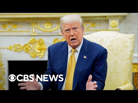 Thumbnail for Trump accuses Obama of treason over 2016 election probe, deflects Epstein question