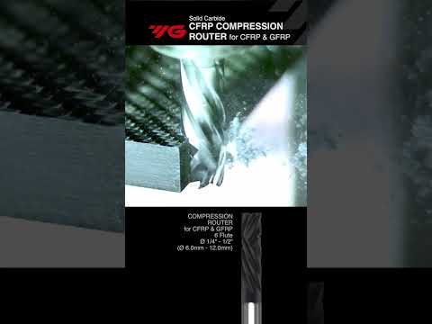 Thumbnail for YG-1 Compression router for CFRP and GFRP #yg1cuttingtools