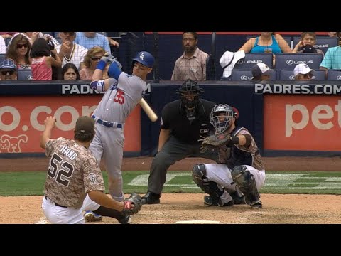 LAD@SD: Bellinger's homer sets a new Dodgers' record