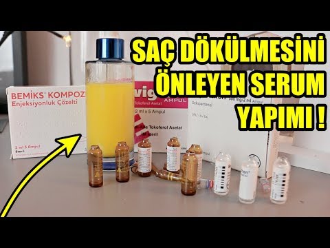 30 TL'ye "Saç Dökülmesini Önleyen" Saç Bakım Serumu Yapın ! │ Güzellik Bakım
