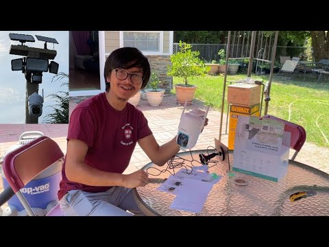 SOVMIKU CQ1 Solar-Battery-Powered 3MP 360° PTZ WiFi Camera | Part 2 Getting Started &amp; How To Install