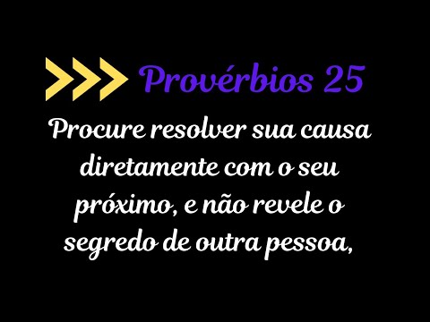 Provérbios 25 ( Bíblia narrada)