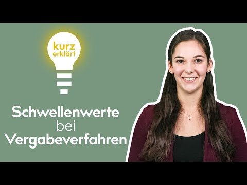 Thumbnail for Schwellenwerte bei Vergabeverfahren - Kurz erklärt #2 | B_I MEDIEN