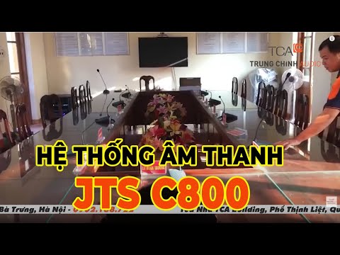 Thumbnail for Hệ thống âm thanh hội thảo JTS phòng họp hội nghị trực tuyến: Lữ Đoàn 683 BQP