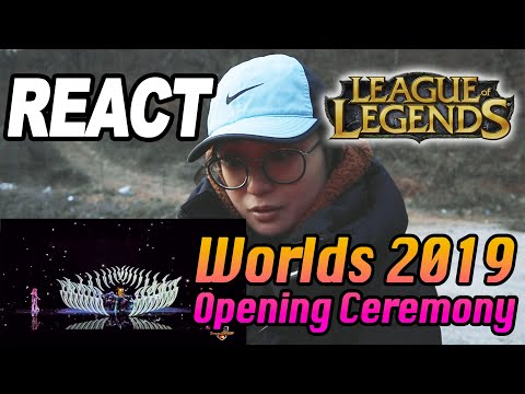 My REACTION to WORLDS 2019 Opening Ceremony by Mastercard | League of Legends | REACT
