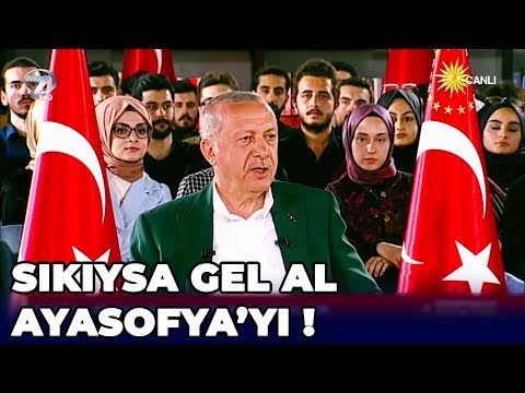 Ayasofya İbadete Açılacak Mı? | Cumhurbaşkanı İle Seçim Özel