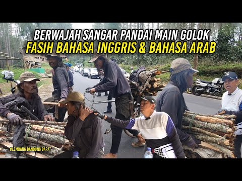 MANG BARON BERWAJAH SANGAR-PANDAI MAIN G0L0K-FASIH BAHASA INGGRIS&ARAB-CARI KAYU BAKAR UNTUK MAKAN