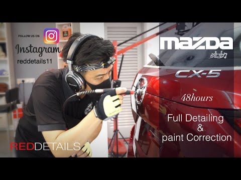 Mazda CX-5 Soul Red Crystal Paint Correction & full Detailing
