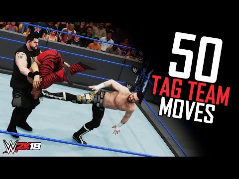 Thumbnail for WWE 2K18 50 Awesome Tag Team Moves! (Tag Moves & Finishers Ultimate Compilation)