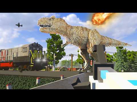 50 Ways to kill T-Rex ???????? Prehistoric Destruction in Teardown!