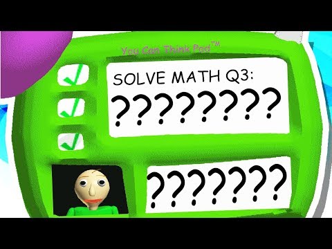 Thumbnail for ANSWER TO BALDI'S 3rd QUESTION!!! (Baldi's Basics Mod)