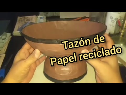 Thumbnail for Cómo hacer un Tazón con papel reciclado.