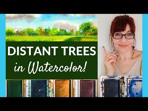 Thumbnail for How to Paint Trees (Distant Trees in Watercolor)