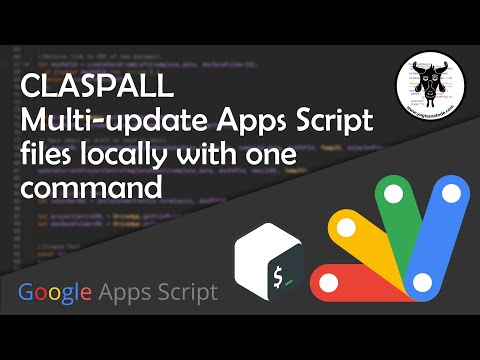CLASPALL Update Multiple Google Apps Script projects with one CLI command