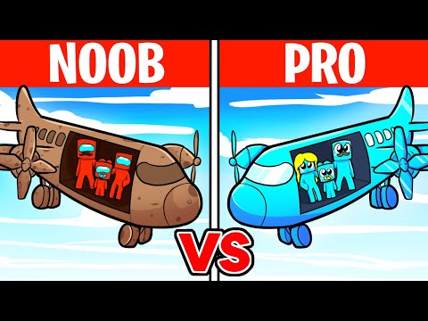 Thumbnail for Batalla de Construcción de AVIONES de NOOB vs PRO!