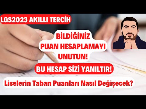 Thumbnail for LGS2023'te Bildiğiniz Puan Hesaplamayı UNUTUN! Liselerin Taban Puanları Nasıl Değişecek?
