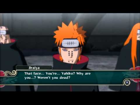 Naruto Shippuden: Ultimate Ninja Storm 2 - Jiraiya vs Pain Boss Battle [PS3]