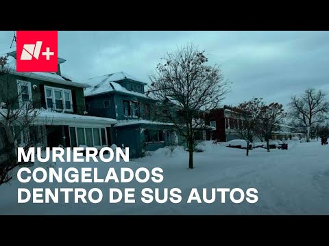 Tormenta en Estados Unidos: Mueren congelados dentro de autos en Buffalo, Nueva York - En Punto