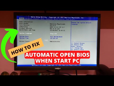 Thumbnail for BIOS Automatically Open When You Start Your COMPUTER | Stuck On BIOS | PC Booting FIX