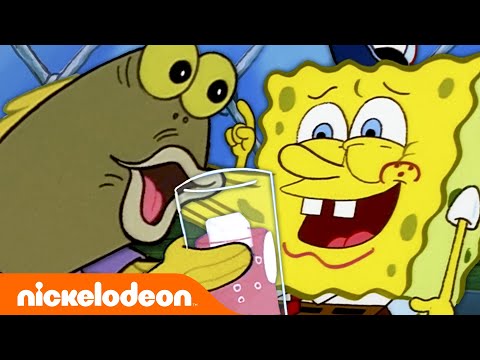 SpongeBob&apos;s Spin The Wheel Of PRANKS For April Fools&apos; Day! | Nicktoons