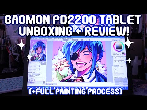 GAOMON PD2200 UNBOXING AND REVIEW | + Painting Process !
