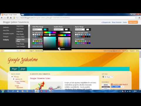 Thumbnail for Blogger Özel Şablon Tasarımcısı ile Tema Yapma
