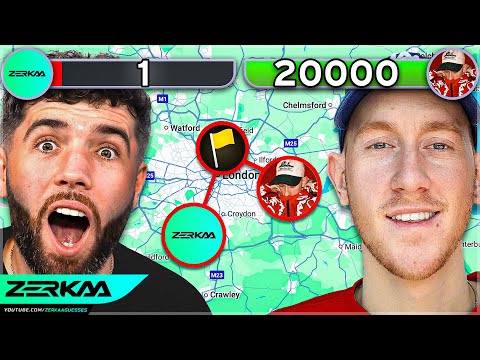 Thumbnail for GeoGuessr... But Every Time I Win Louu's Health Doubles