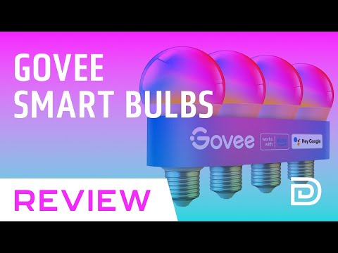Thumbnail for Govee Smart Light Bulbs // RGB LED Dimmable 9W Works With Alexa