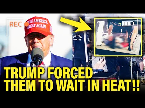 Trump Supporters PASS OUT before HIS AZ SPEECH