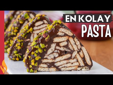 Piramit Pasta Tarifi ???? Dünyanın EN KOLAY Pastası ???? 5 DAKİKADA