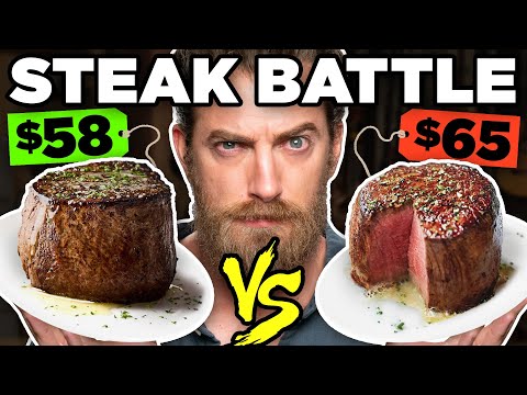 Thumbnail for Ruth's Chris' vs Fleming's Steak House Taste Test | FOOD FEUDS