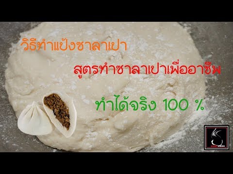 วิธีทำแป้งซาลาเปา สูตรทำซาลาเปา สอนทำซาลาเปา  Steamed Buns (basic dough)