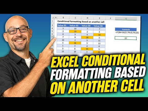 Thumbnail for Excel How To: Format Cells Based on Another Cell Value with Conditional Formatting