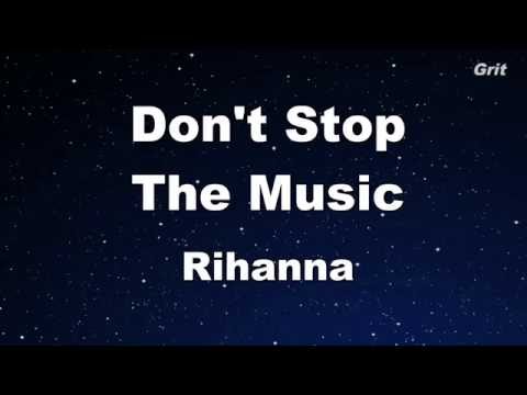 Thumbnail for Don't Stop The Music - Rihanna Karaoke 【No Guide Melody】 Instrumental