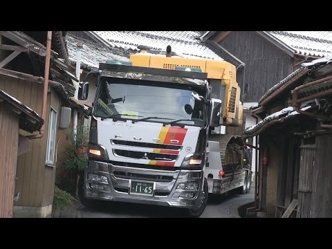 Thumbnail for 『新』日本に2台しかない16輪ステアリング装置付トレーラーを操る神業師