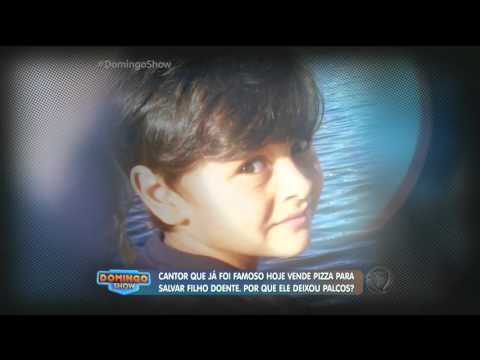 Cantor e bailarina que foram famosos vendem pizzas e buscam tratamento para o filho doente