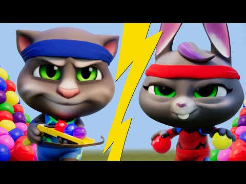 Talking Tom ???? Water Balloon Battle ???? Cartoon for kids Kedoo Toons TV